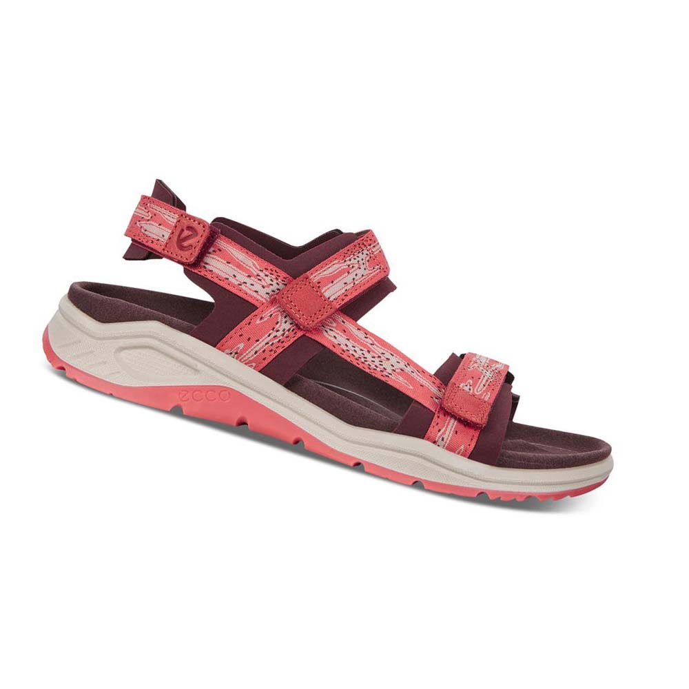 Women's Ecco X-trinsic. Flat Sandals Red | USA 197BEX